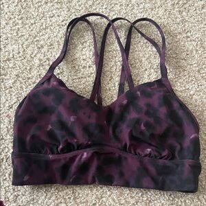 All in Motion Women's Dark Purple Sports Bra